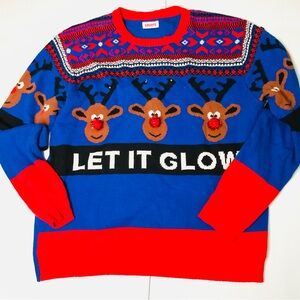 Savers Ugly Christmas Sweater Reindeer